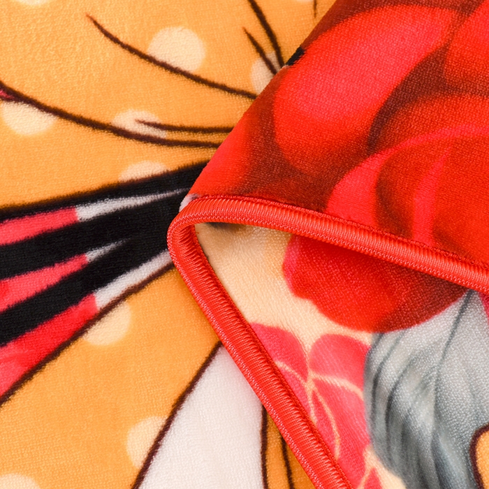 91家纺网 家纺一手货源 找家纺 雨洋2025新款加厚保暖8.5斤牛奶绒金貂婴儿绒四件套 玫瑰花语