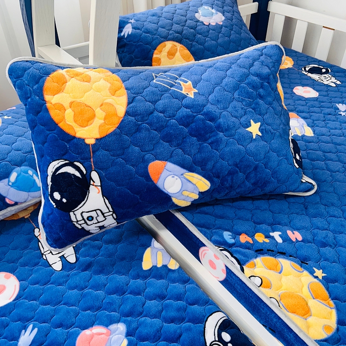 91家纺网 家纺一手货源 找家纺 （总）小虾米 2025新款加厚牛奶绒夹棉床笠单床笠床笠单件