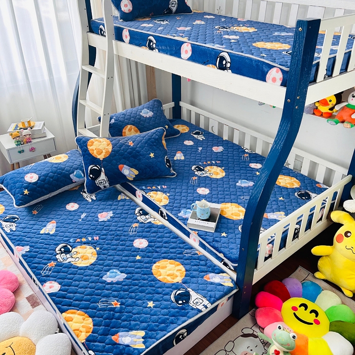 91家纺网 家纺一手货源 找家纺 （总）小虾米 2025新款加厚牛奶绒夹棉床笠单床笠床笠单件