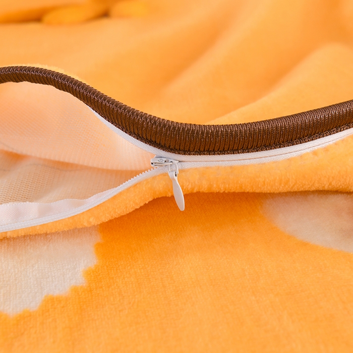 91家纺网 家纺一手货源 找家纺 雨洋2025新款加厚保暖8.5斤牛奶绒金貂婴儿绒四件套 萌萌鸡仔