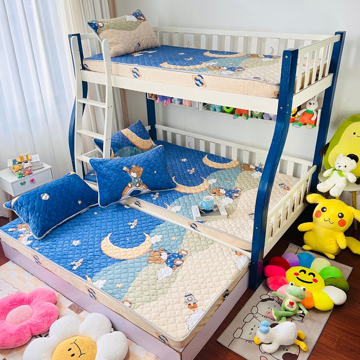 91家纺网 家纺一手货源 找家纺 （总）小虾米 2025新款加厚牛奶绒夹棉床笠单床笠床笠单件