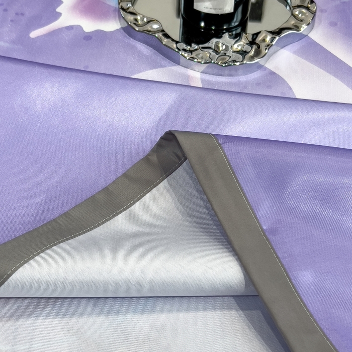 91家纺网 家纺一手货源 找家纺 梵克保罗 2025新款冰丝凉席床单款凉席三件套 紫色蝶海