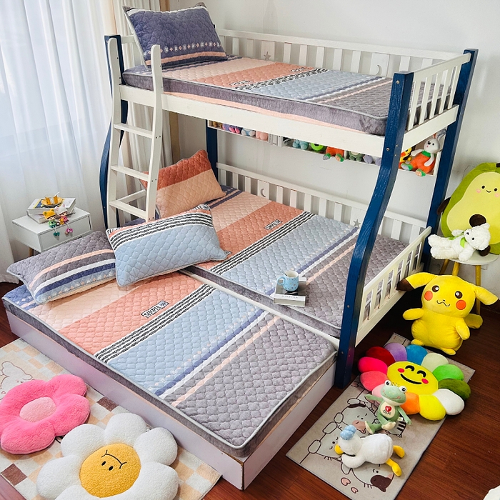 91家纺网 家纺一手货源 找家纺 小虾米 2025新款加厚牛奶绒夹棉床笠单床笠床笠单件 流年