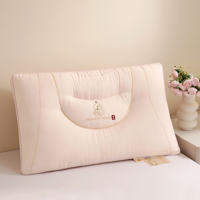 晚儿 2025新款亲肤舒适福宝深睡枕枕头枕芯-福宝 福宝-粉
