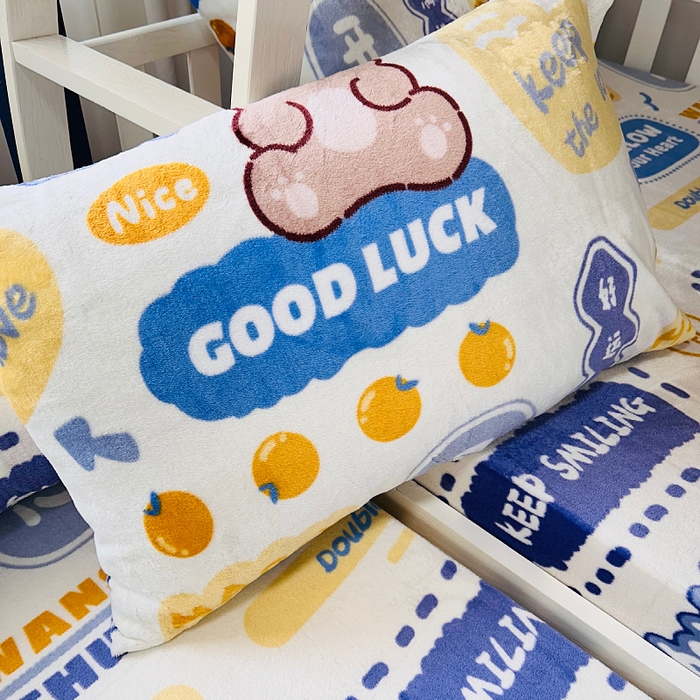 91家纺网 家纺一手货源 找家纺 小虾米 2025新款加厚牛奶绒床笠单床笠床笠单件 好运满满