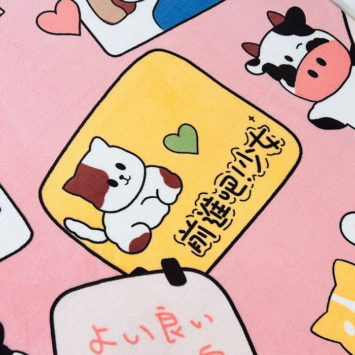 91家纺网 家纺一手货源 找家纺 小虾米 2025新款加厚牛奶绒床笠单床笠床笠单件 开心女孩