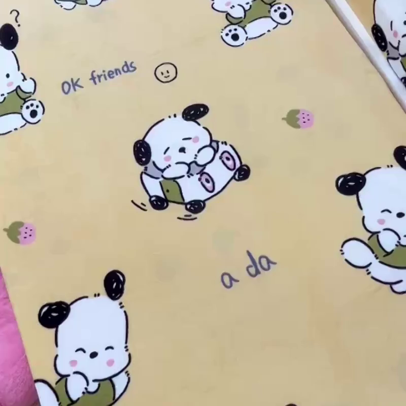 91家纺网 家纺一手货源 找家纺 小虾米 2025新款加厚牛奶绒床笠单床笠床笠单件 小奶狗