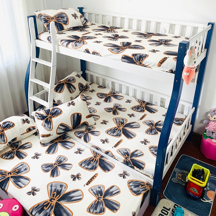 91家纺网 家纺一手货源 找家纺 小虾米 2025新款加厚牛奶绒床笠单床笠床笠单件 蝶恋花