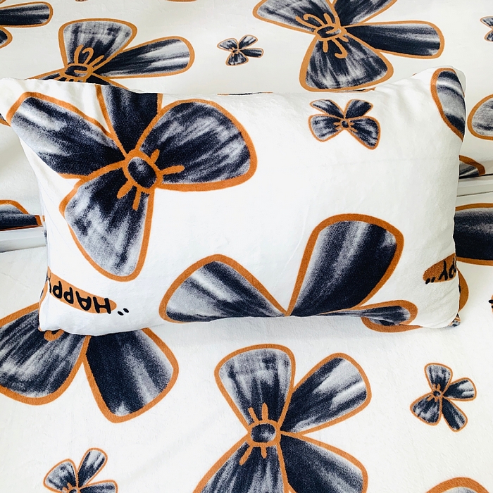 91家纺网 家纺一手货源 找家纺 小虾米 2025新款加厚牛奶绒床笠单床笠床笠单件 蝶恋花