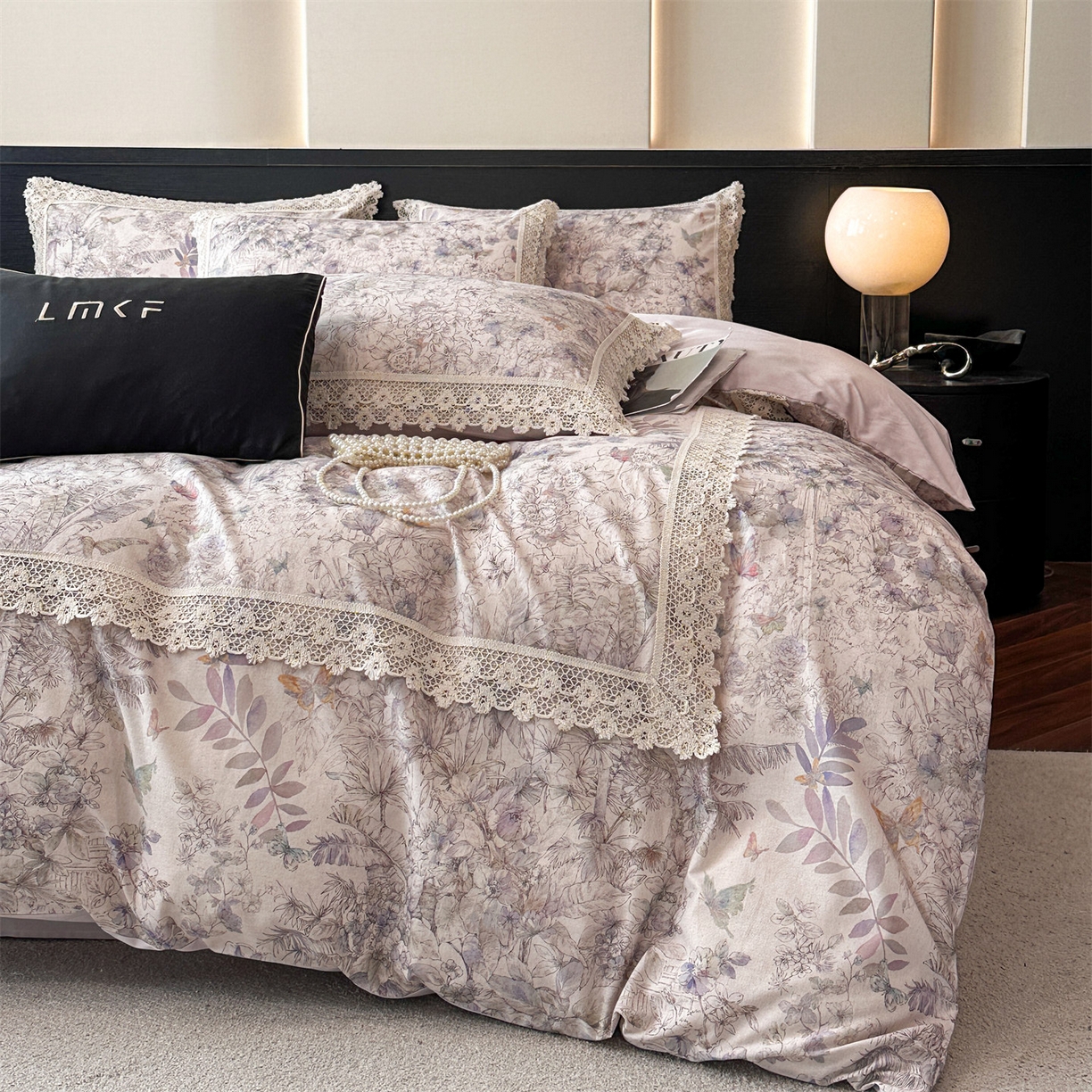 91家纺网 家纺一手货源 找家纺 （总）蓝米卡夫 2025秋冬-A类棉麻全棉数码印花100支磨毛公主风系列（礼盒包装）【如需买家秀联系15996631948】 