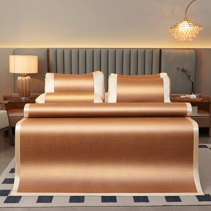 91家纺网 家纺一手货源 找家纺 梵克保罗 2025新款批发直播热款无纺布藤席 步步高