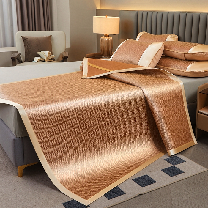 91家纺网 家纺一手货源 找家纺 （总）梵克保罗 2025新款批发直播热款无纺布藤席