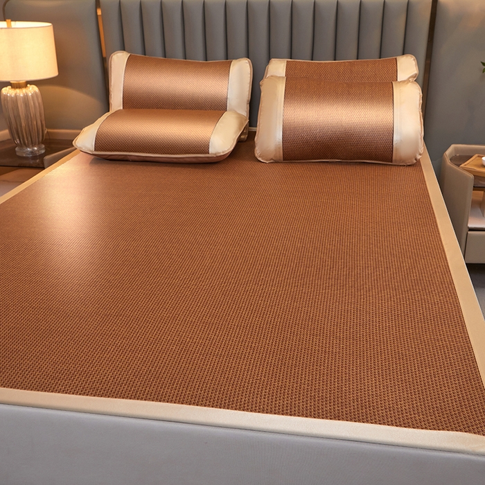 91家纺网 家纺一手货源 找家纺 梵克保罗 2025新款批发直播热款无纺布藤席 步步高