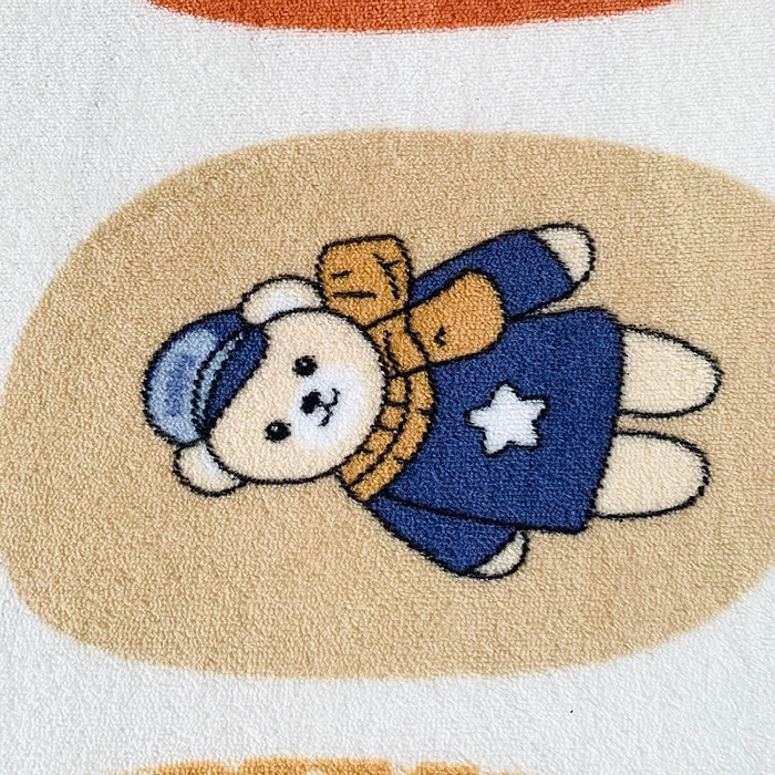 91家纺网 家纺一手货源 找家纺 小虾米 2025新款加厚牛奶绒床笠单床笠床笠单件 波点小熊