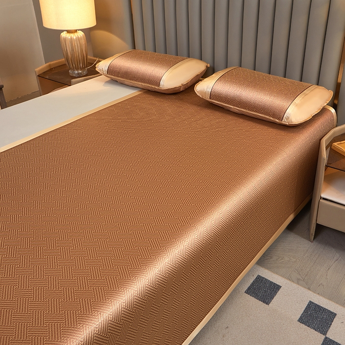 91家纺网 家纺一手货源 找家纺 梵克保罗 2025新款批发直播热款无纺布藤席 饼干花