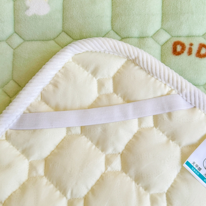 91家纺网 家纺一手货源 找家纺 禧缘家纺（原梦想家） 2025新款儿童牛奶绒夹棉床垫（可定制） 巴士宝贝