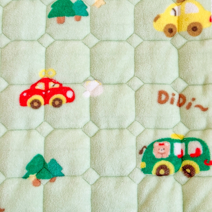 91家纺网 家纺一手货源 找家纺 禧缘家纺（原梦想家） 2025新款儿童牛奶绒夹棉床垫（可定制） 巴士宝贝