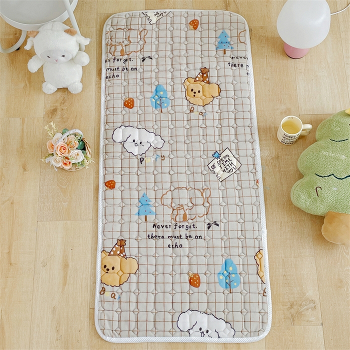 91家纺网 家纺一手货源 找家纺 禧缘家纺（原梦想家） 2025新款儿童牛奶绒夹棉床垫（可定制） 好伙伴