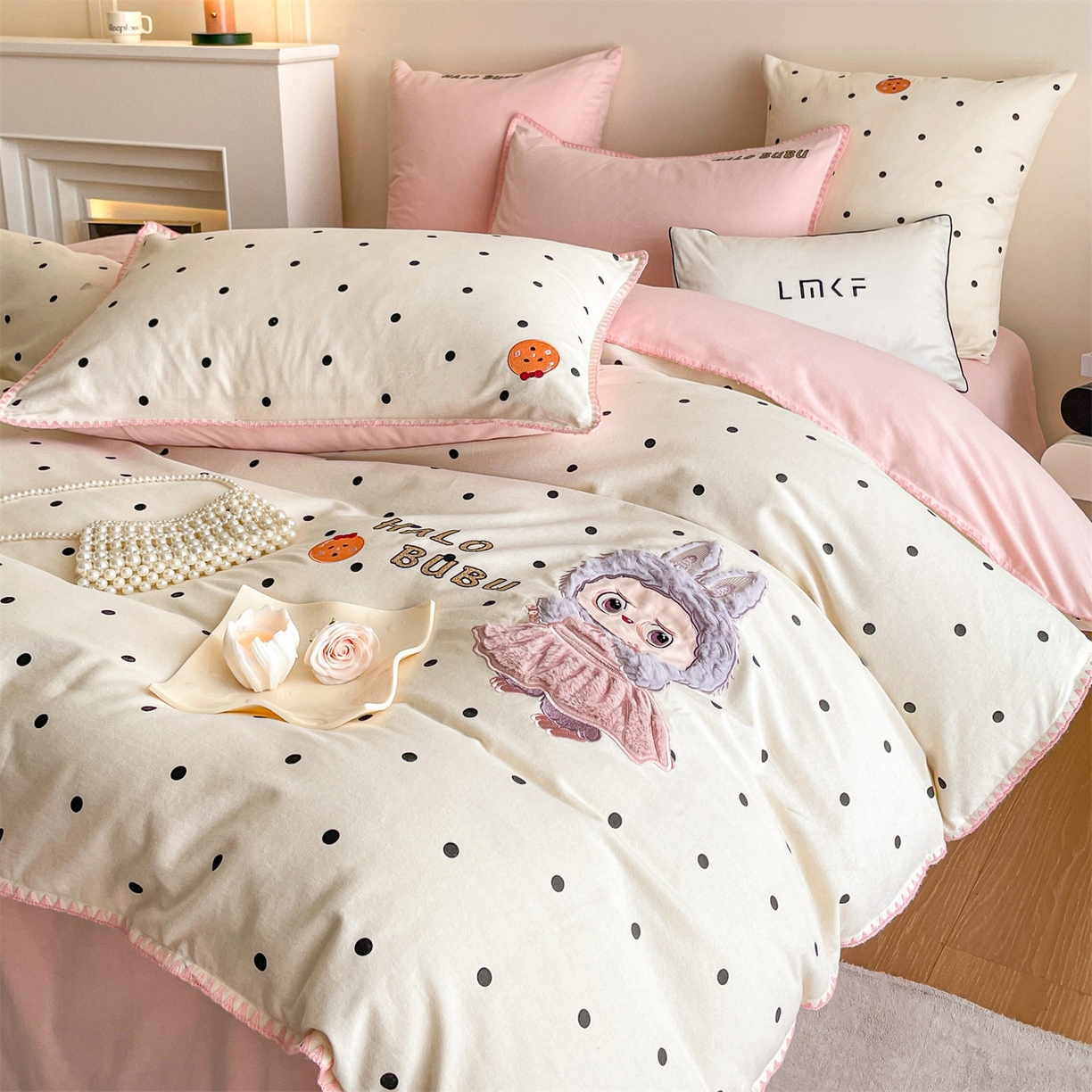 91家纺网 家纺一手货源 找家纺 （总）蓝米卡夫 2025秋冬-A类全棉生态磨毛卡通绣花贝壳边系列（礼盒包装）【如需买家秀联系15996631948】