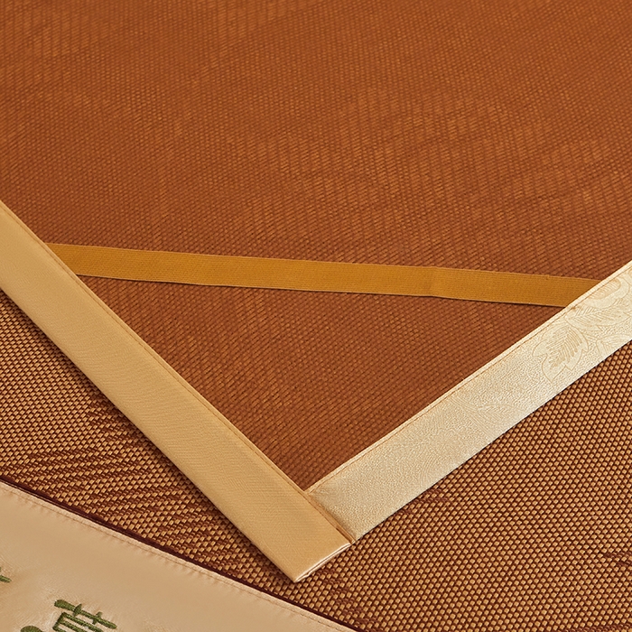 91家纺网 家纺一手货源 找家纺 梵克保罗 2025新款方角藤席系列古藤席系列三件套 艾草水中花