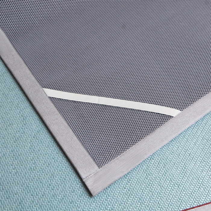 91家纺网 家纺一手货源 找家纺 梵克保罗 2025新款pe材质雪藤席凉席三件套 雪藤蓝