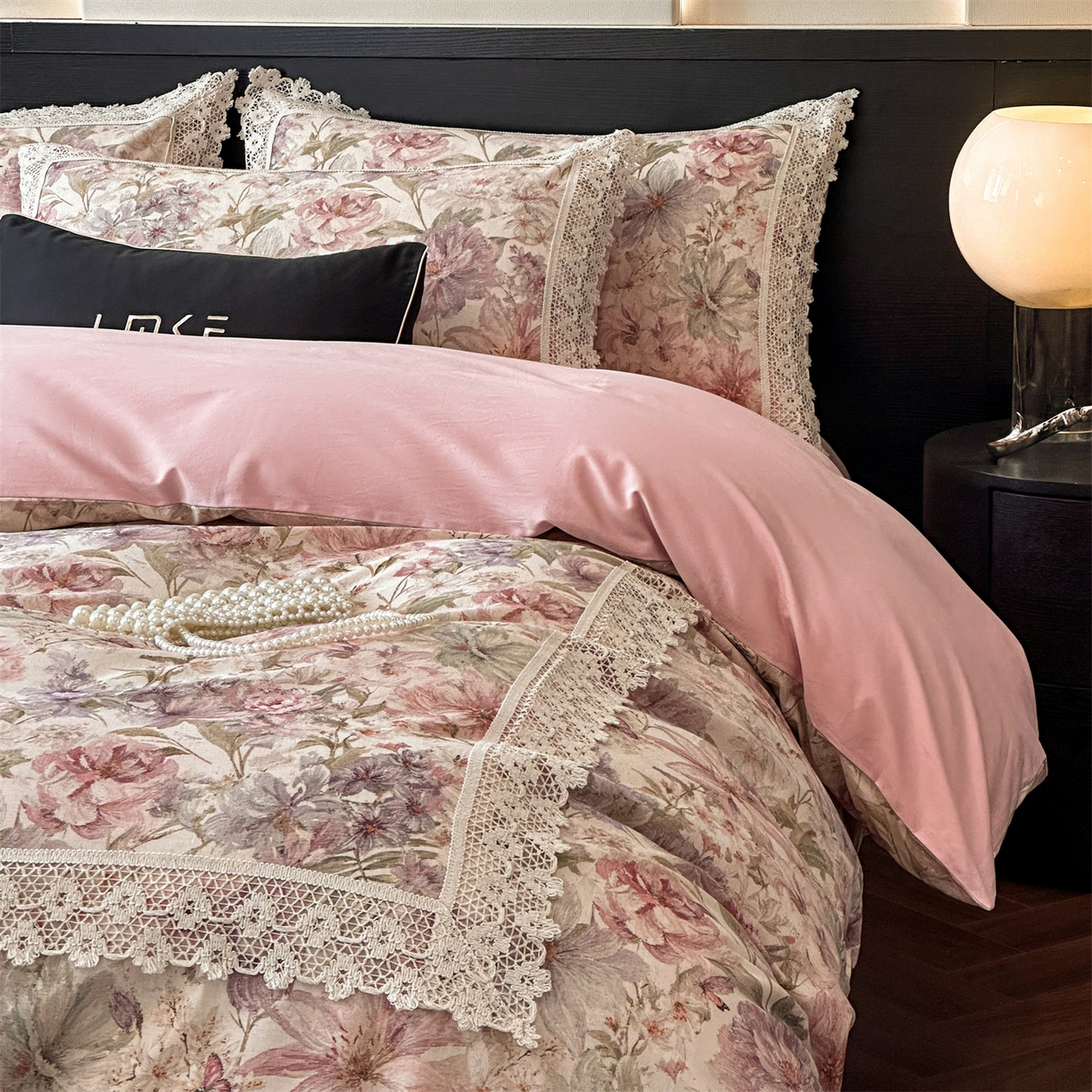 91家纺网 家纺一手货源 找家纺 蓝米卡夫 2025秋冬-A类棉麻全棉数码印花50S*50S双股磨毛公主风系列（礼盒包装）【如需买家秀联系15996631948】  幻彩雅韵