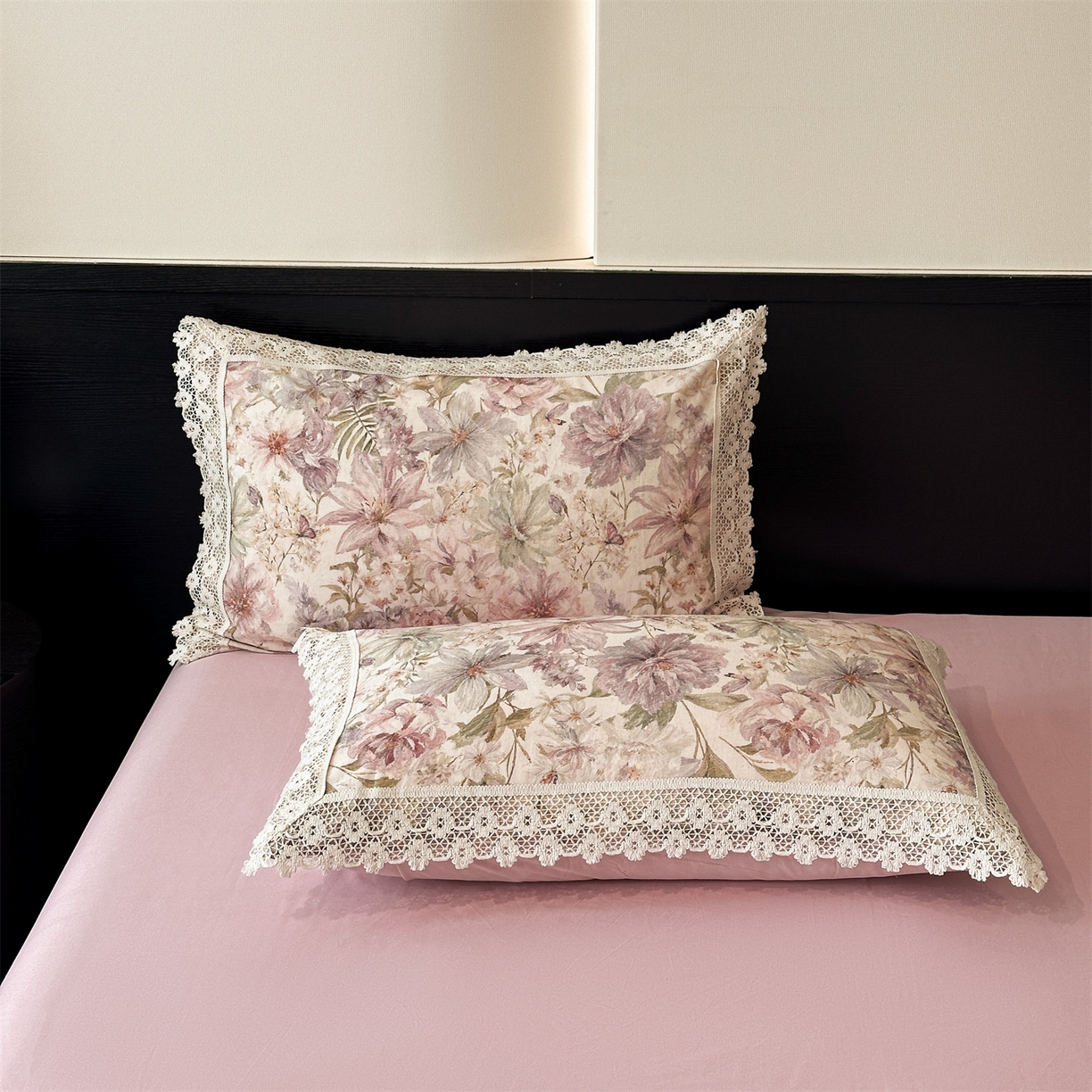 91家纺网 家纺一手货源 找家纺 蓝米卡夫 2025秋冬-A类棉麻全棉数码印花50S*50S双股磨毛公主风系列（礼盒包装）【如需买家秀联系15996631948】  幻彩雅韵