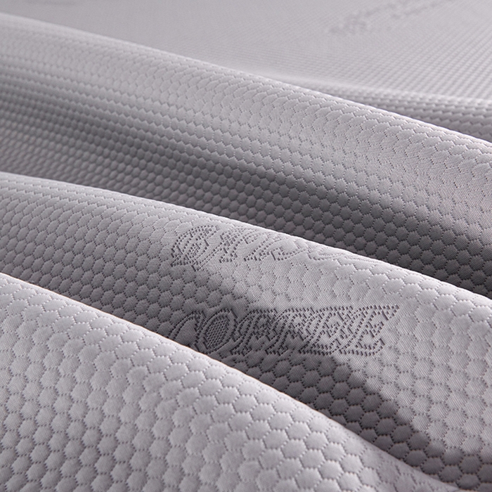 91家纺网 家纺一手货源 找家纺 梵克保罗 2025新款7A抗菌母婴级纯乙纶PE刺绣凉感丝豆豆席 床裙款 床裙款 字母爱心-灰