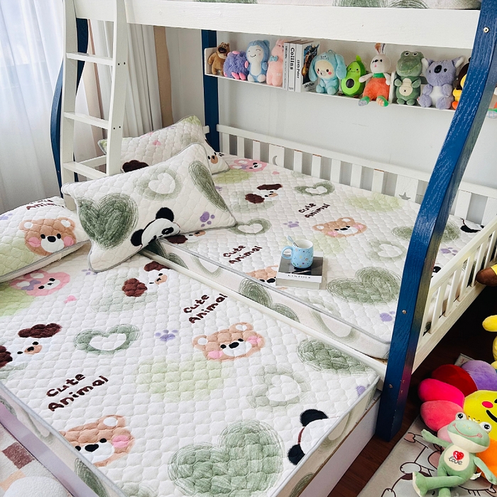 91家纺网 家纺一手货源 找家纺 小虾米 2025新款加厚牛奶绒夹棉床笠单床笠床笠单件 洛可可