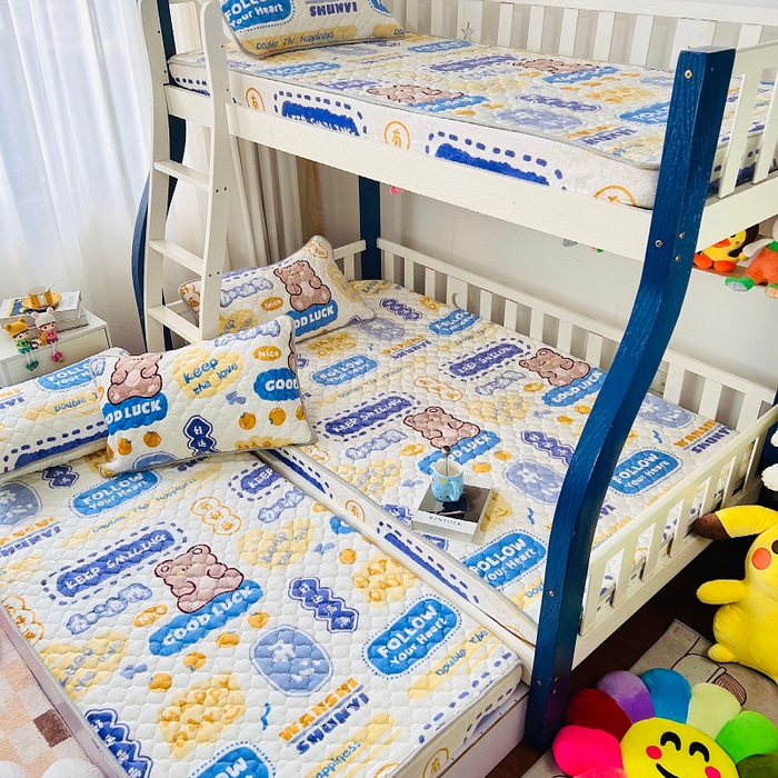 91家纺网 家纺一手货源 找家纺 小虾米 2025新款加厚牛奶绒夹棉床笠单床笠床笠单件 好运满满