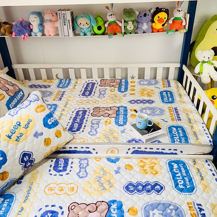 91家纺网 家纺一手货源 找家纺 小虾米 2025新款加厚牛奶绒夹棉床笠单床笠床笠单件 好运满满