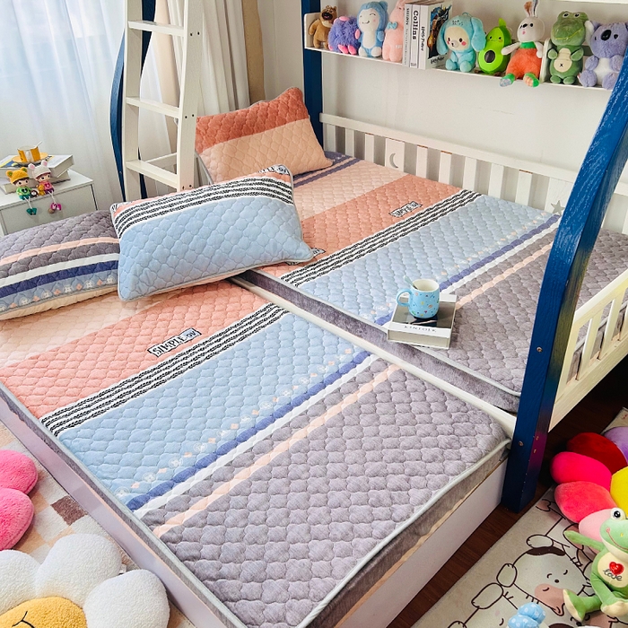 91家纺网 家纺一手货源 找家纺 小虾米 2025新款加厚牛奶绒夹棉床笠单床笠床笠单件 流年