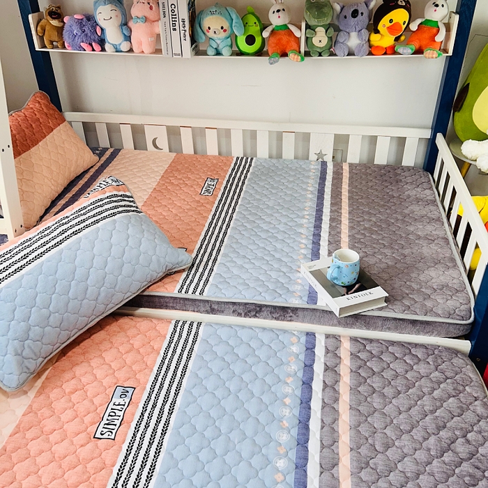 91家纺网 家纺一手货源 找家纺 小虾米 2025新款加厚牛奶绒夹棉床笠单床笠床笠单件 流年