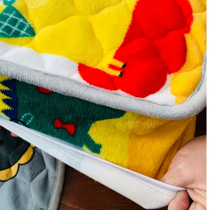 91家纺网 家纺一手货源 找家纺 小虾米 2025新款加厚牛奶绒夹棉床笠单床笠床笠单件 可爱龙