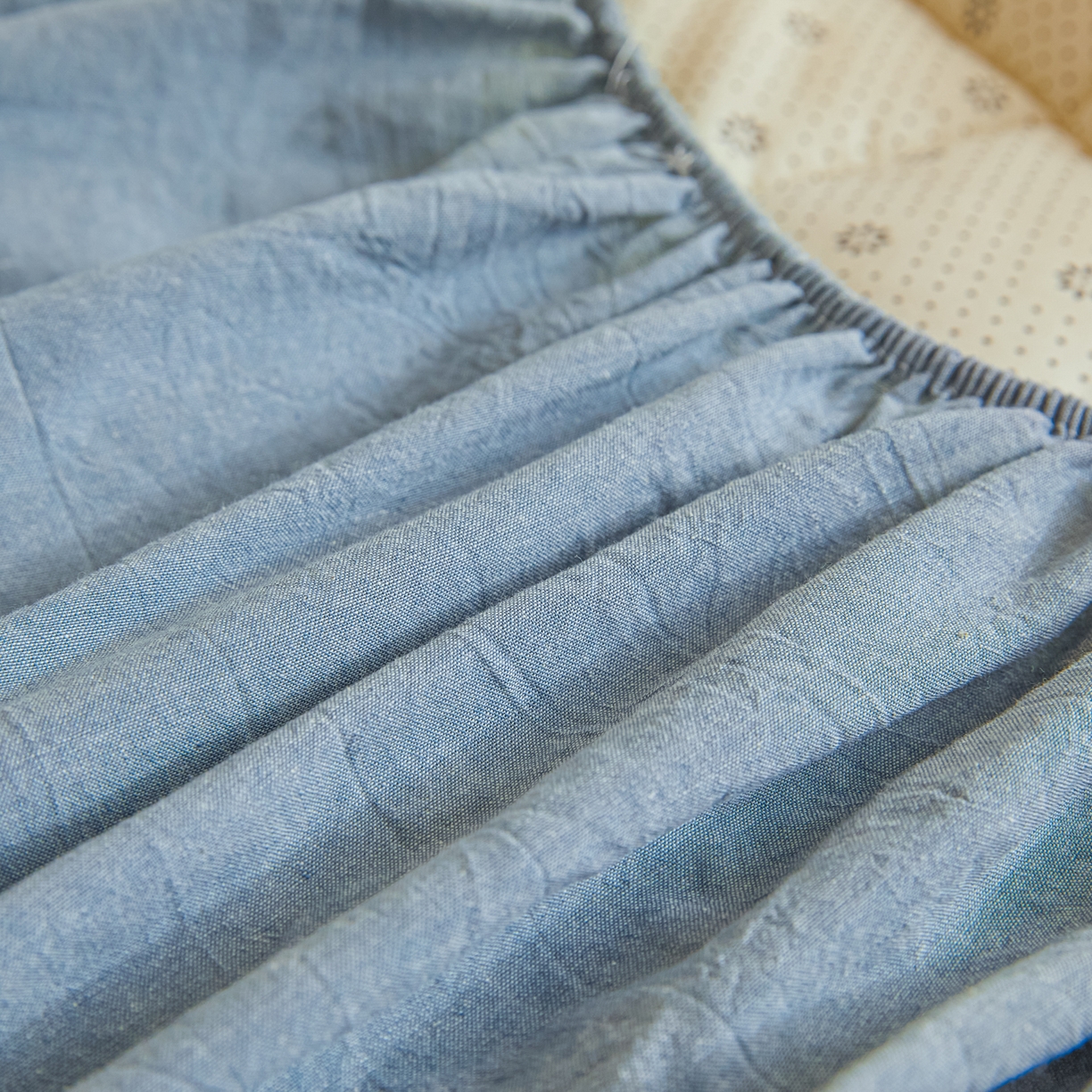 91家纺网 家纺一手货源 找家纺 （总）鑫钰 2025新款A类新疆棉花床笠学生宿舍专用90*190-棉格系列