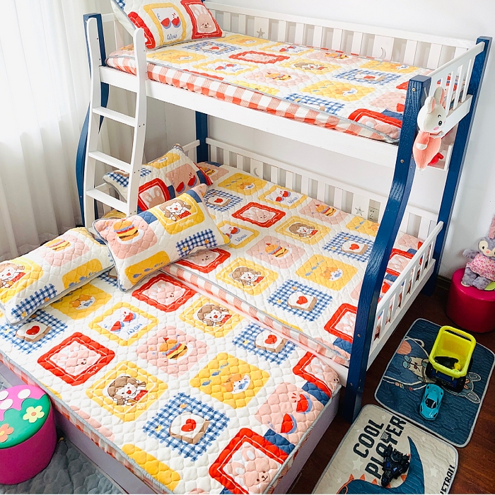 小虾米 2025新款加厚牛奶绒夹棉床笠单床笠床笠单件 生日派对