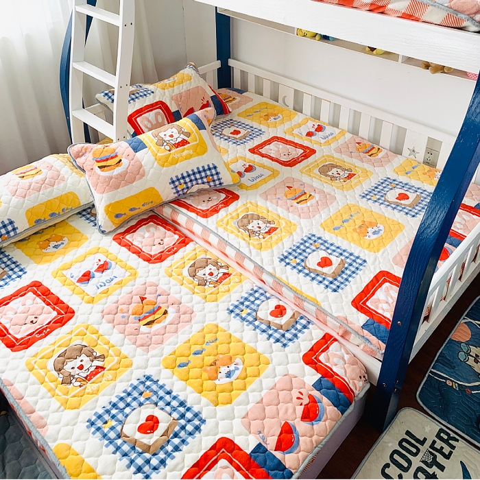 91家纺网 家纺一手货源 找家纺 小虾米 2025新款加厚牛奶绒夹棉床笠单床笠床笠单件 生日派对