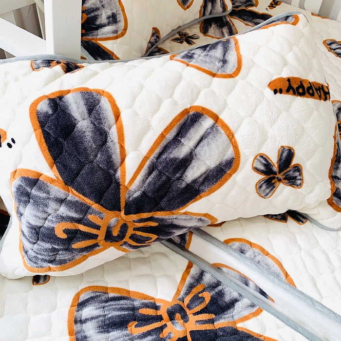 91家纺网 家纺一手货源 找家纺 小虾米 2025新款加厚牛奶绒夹棉床笠单床笠床笠单件 蝶恋花