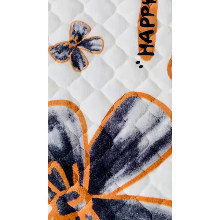 91家纺网 家纺一手货源 找家纺 小虾米 2025新款加厚牛奶绒夹棉床笠单床笠床笠单件 蝶恋花