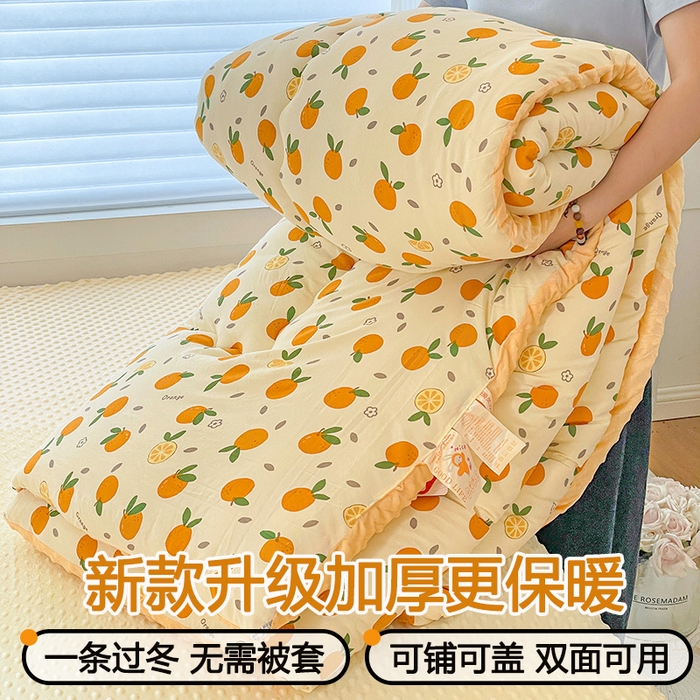 宜家坊 2025新款A类云感软绵绵被子豆豆绒加厚冬被被芯春秋豆豆被 心想事成