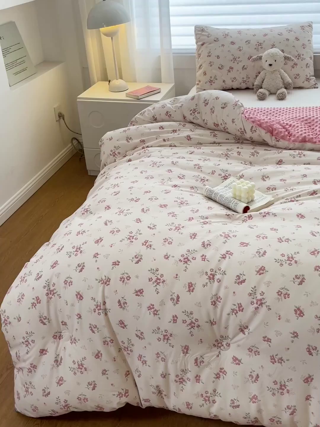 91家纺网 家纺一手货源 找家纺 （总）宜家坊 2025新款A类云感软绵绵皱皱纱被子豆豆绒加厚冬被被芯春秋豆豆被