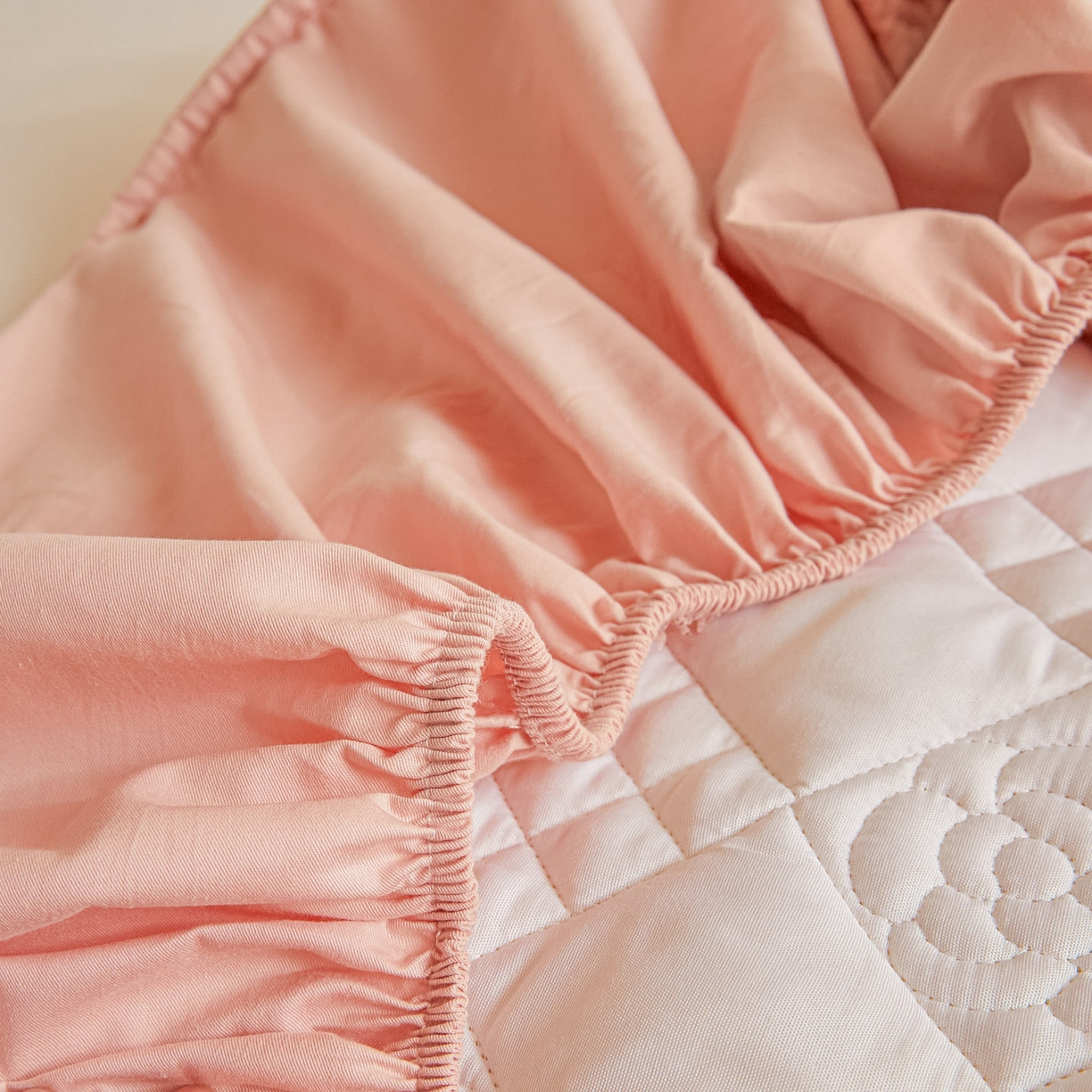 91家纺网 家纺一手货源 找家纺 （总）鑫钰 2025新款A类纯棉夹棉床笠学生宿舍专用90x190-80x190-花漾山茶格