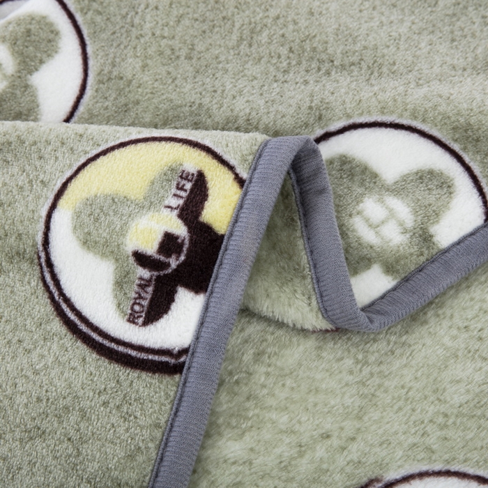 91家纺网 家纺一手货源 找家纺 卉晨毛毯 2025爆款加厚潮人牛奶绒空调毯披肩毯午睡毛毯 古迪