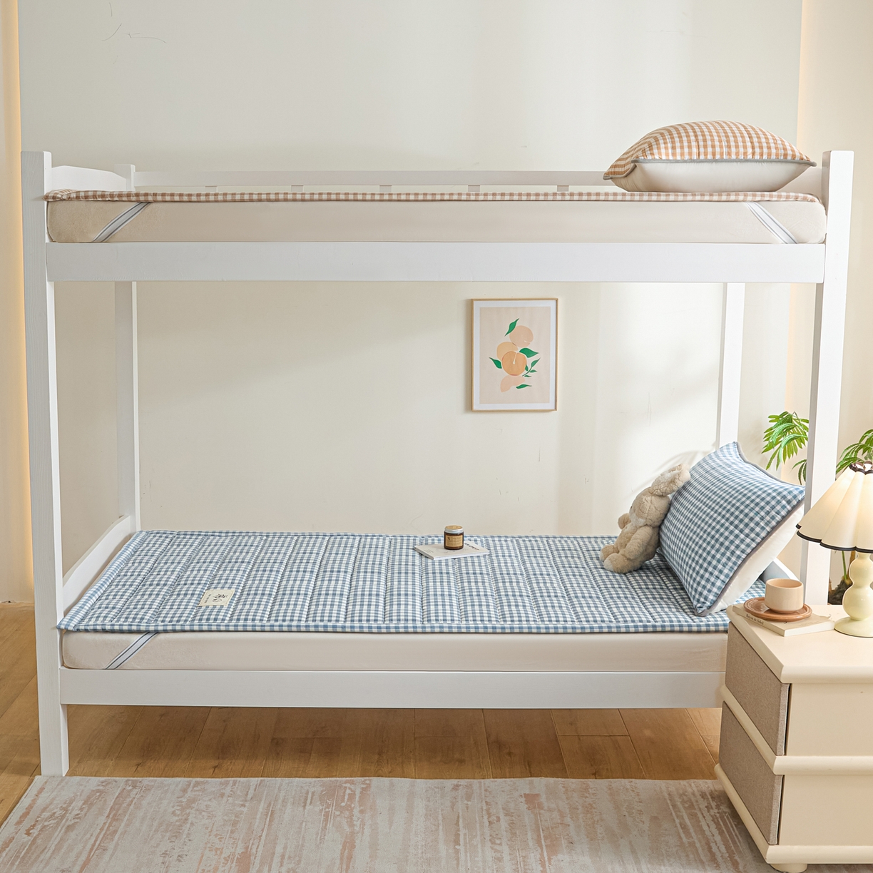 91家纺网 家纺一手货源 找家纺 （总）鑫钰 2025新款学生开学季宿舍专用新疆棉花床垫薄款