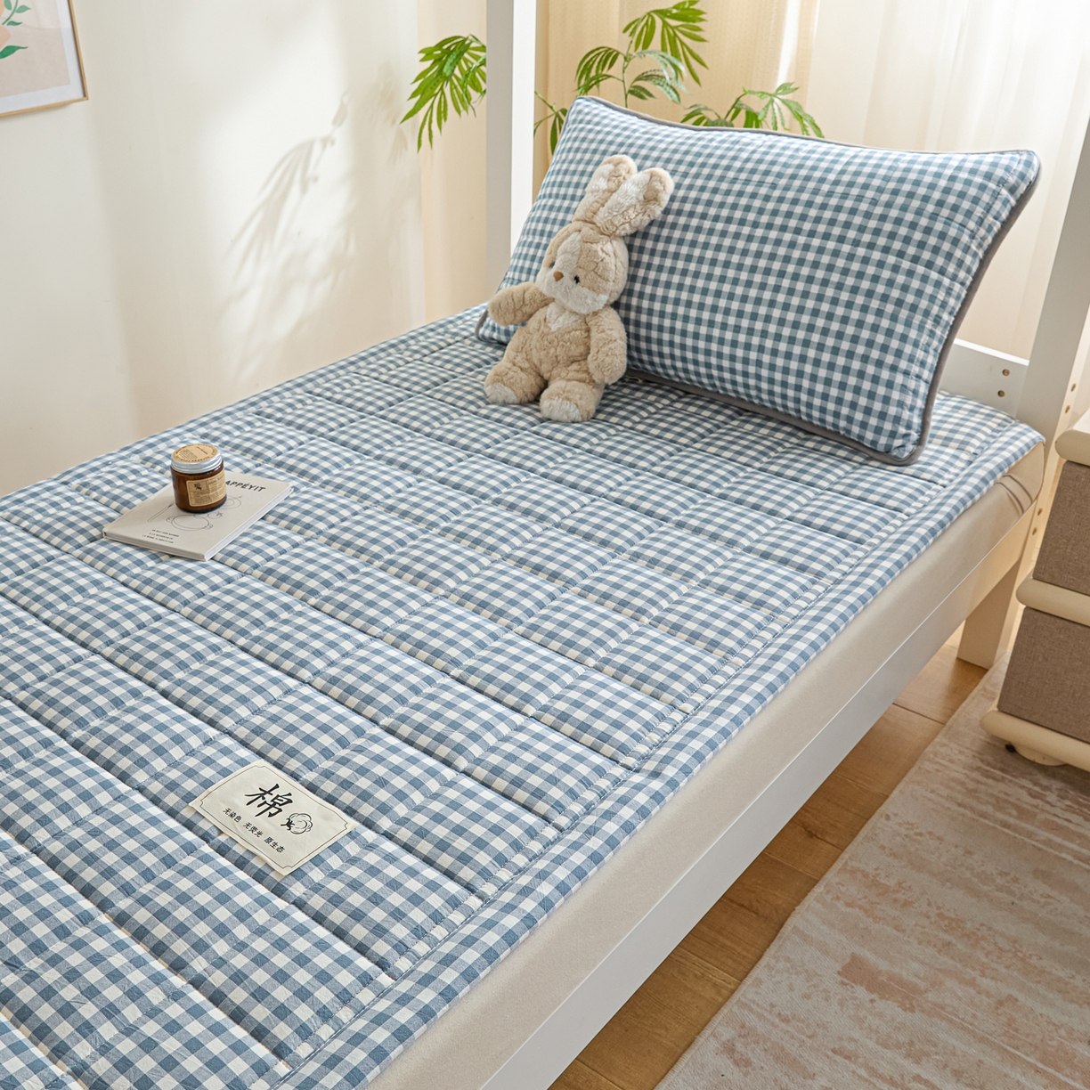 91家纺网 家纺一手货源 找家纺 （总）鑫钰 2025新款学生开学季宿舍专用新疆棉花床垫薄款