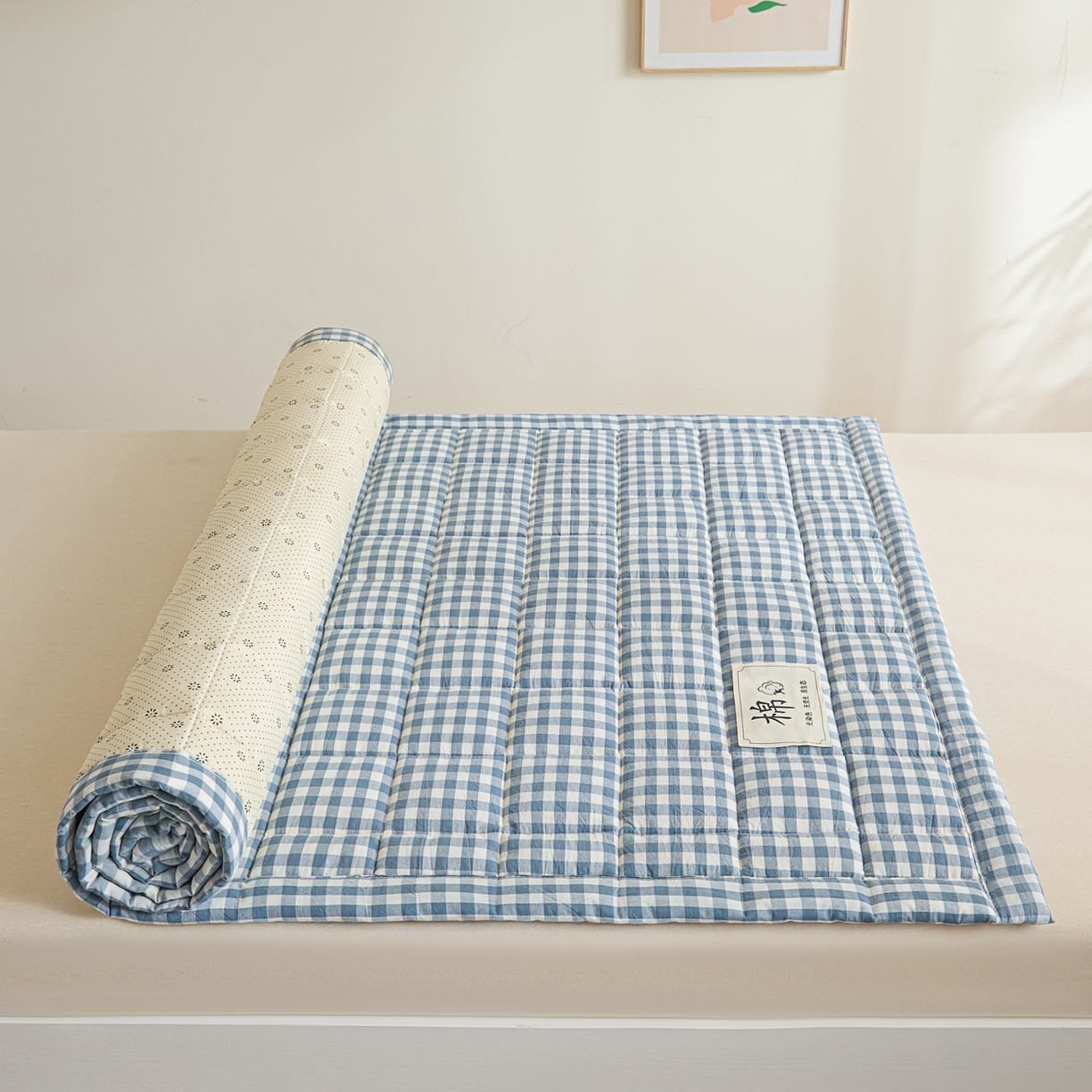 91家纺网 家纺一手货源 找家纺 （总）鑫钰 2025新款学生开学季宿舍专用新疆棉花床垫薄款