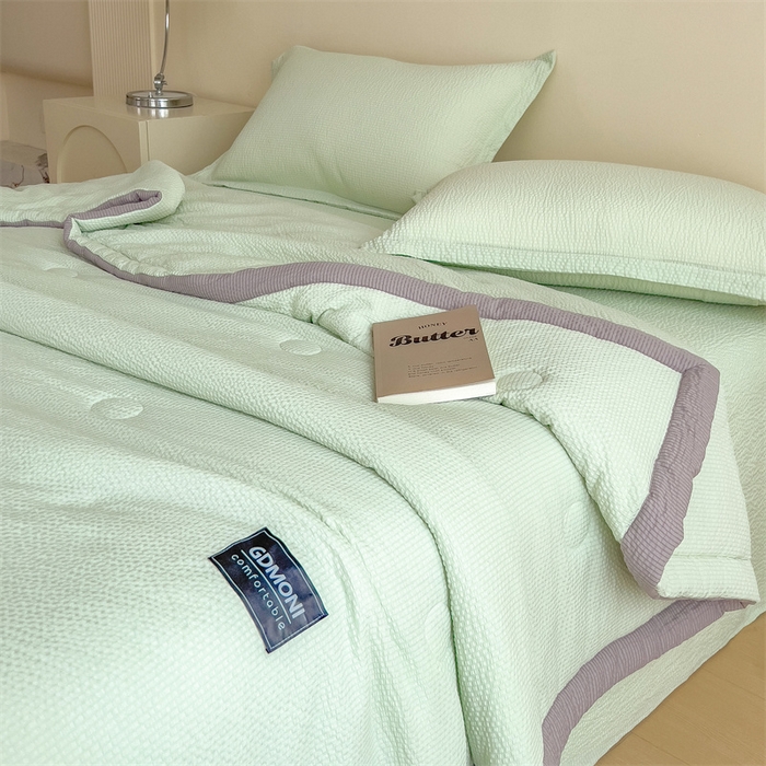 91家纺网 家纺一手货源 找家纺 （总）梵克保罗 2025春夏新品10A抗菌泡泡棉大豆单夏被空调被被子被芯