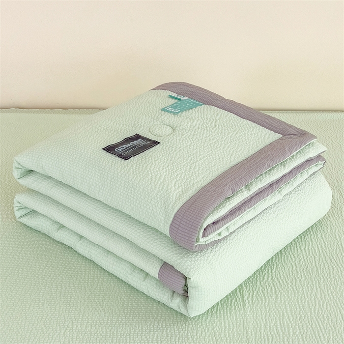 91家纺网 家纺一手货源 找家纺 （总）梵克保罗 2025春夏新品10A抗菌泡泡棉大豆单夏被空调被被子被芯