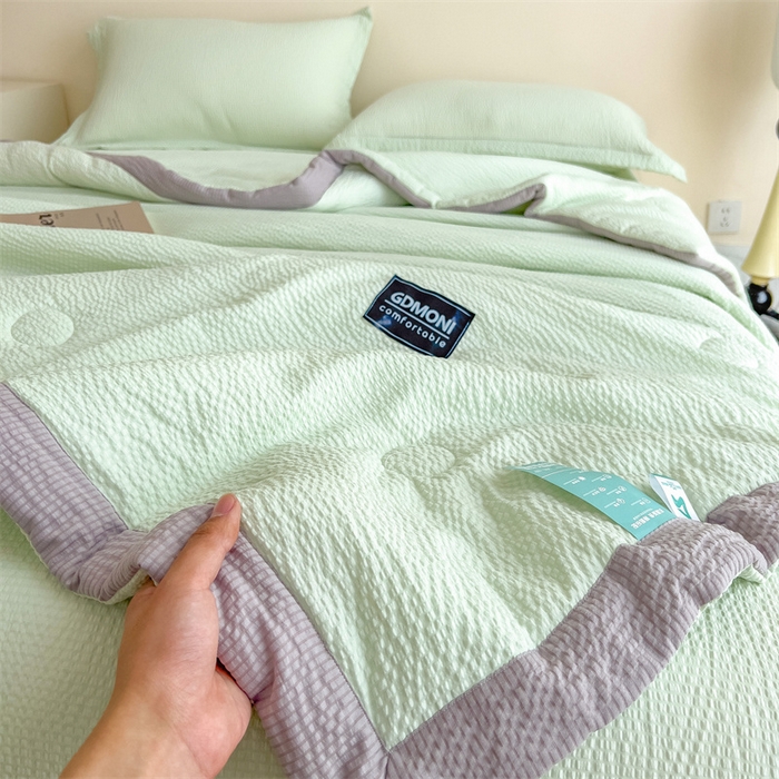 91家纺网 家纺一手货源 找家纺 （总）梵克保罗 2025春夏新品10A抗菌泡泡棉大豆单夏被空调被被子被芯