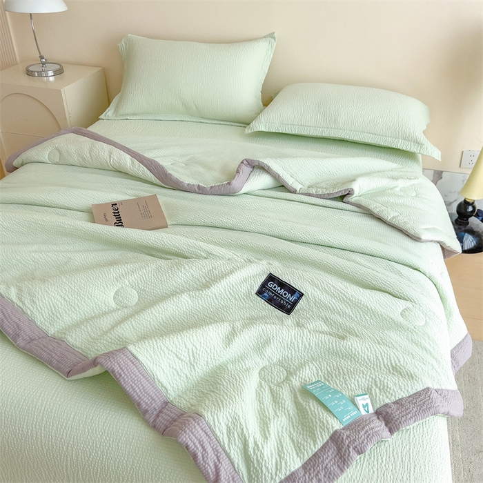 91家纺网 家纺一手货源 找家纺 （总）梵克保罗 2025春夏新品10A抗菌泡泡棉大豆单夏被空调被被子被芯